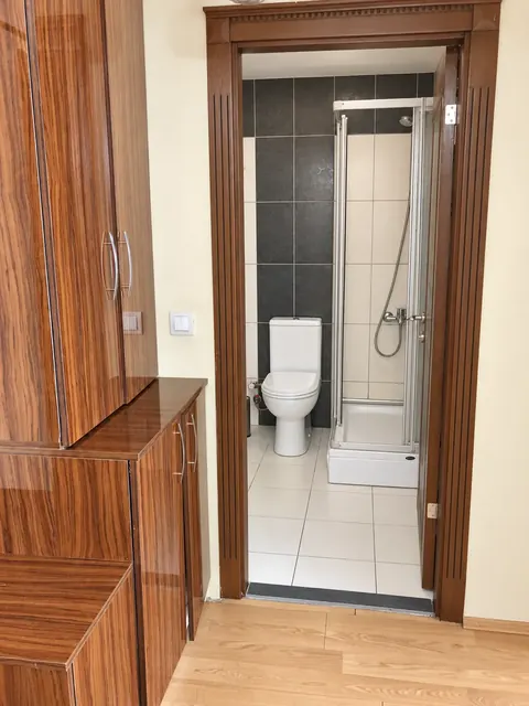 Gerçek daire içinden banyo ve duş girişi